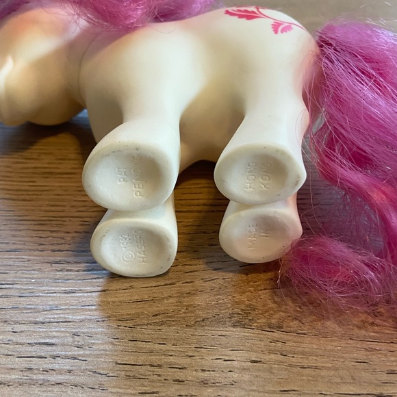Rose June Birth Flower Pony Mail Order My Little Pony MLP G1 1985 Hasbro Poppy - Picture 4 of 5